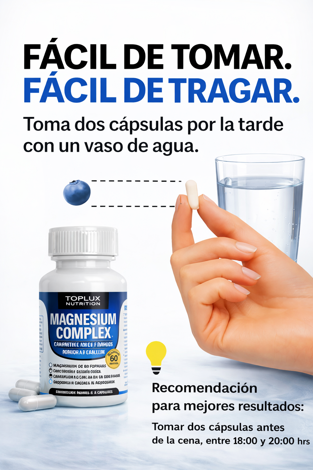💎Magnesium Complex 1000 mg ORIGINAL ✨8 tipos de magnesio en 1
